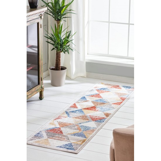Kaleen Kent Collection KNT02-86 Multi Area Rug 7'5" x 7'5"