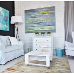 Kaleen Kent Collection Light Ivory Area Rug 7'5" x 7'5"