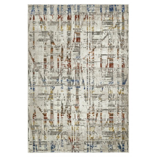 Kaleen Kent Collection Multi Ivory Area Rug 5'3" x 7'3"