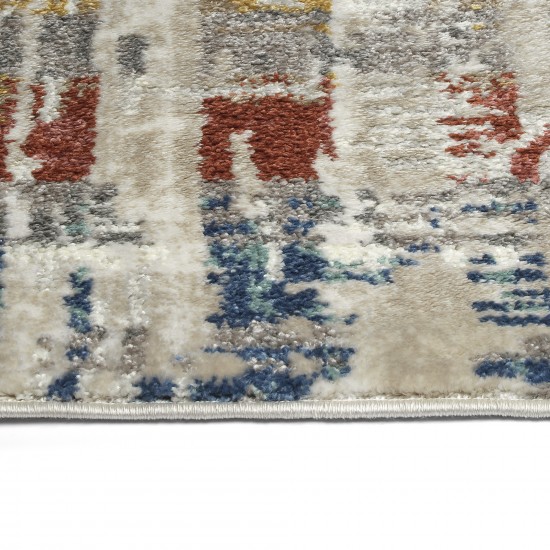 Kaleen Kent Collection Multi Ivory Area Rug 5'3" x 7'3"