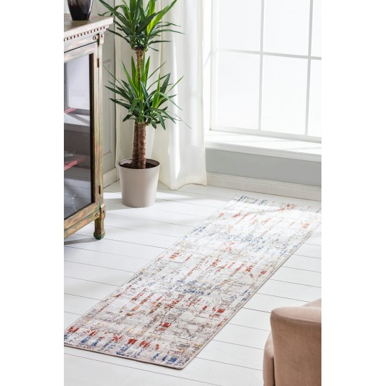 Kaleen Kent Collection Multi Ivory Area Rug 5'3" x 7'3"