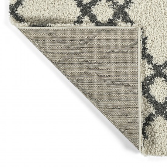 Kaleen Komon Collection KMN02-01 Ivory Throw Rug 2'11" x 4'11"