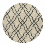 Kaleen Komon Collection KMN02-01 Ivory Throw Rug 2'11" x 4'11"