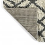 Kaleen Komon Collection KMN03-01 Ivory Throw Rug 2'11" x 4'11"