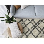 Kaleen Komon Collection KMN03-01 Ivory Throw Rug 2'11" x 4'11"