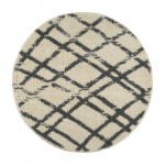 Kaleen Komon Collection KMN03-01 Ivory Throw Rug 2'11" x 4'11"