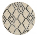 Kaleen Komon Collection KMN04-01 Ivory Throw Rug 2'11" x 4'11"