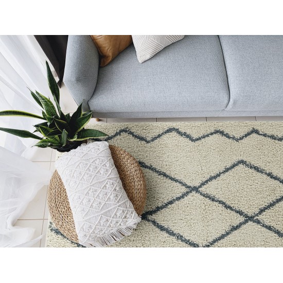 Kaleen Komon Collection KMN05-01 Ivory Area Rug 5' x 7'