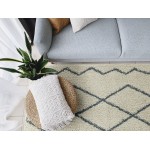 Kaleen Komon Collection KMN05-01 Ivory Area Rug 6'6" x 6'6"