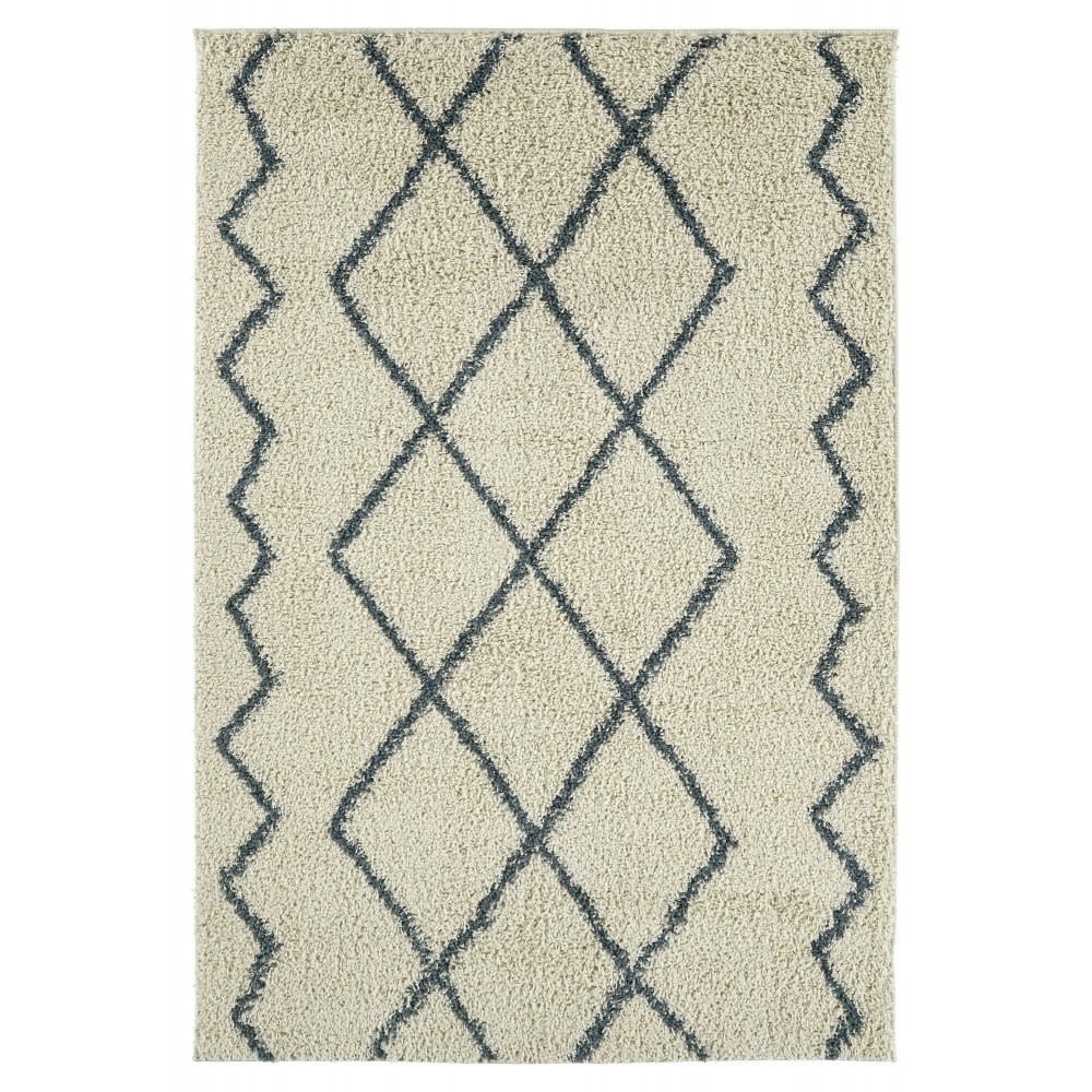 Kaleen Komon Collection KMN05-01 Ivory Area Rug 7'10" x 9'11"