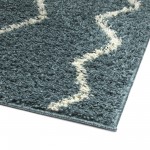 Kaleen Komon Collection Dark Denim Area Rug 5' x 7'