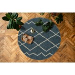 Kaleen Komon Collection Dark Denim Area Rug 5' x 7'