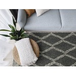 Kaleen Komon Collection Dark Grey Area Rug 6'6" x 6'6"