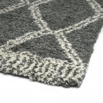 Kaleen Komon Collection Dark Grey Area Rug 7'10" x 9'11"