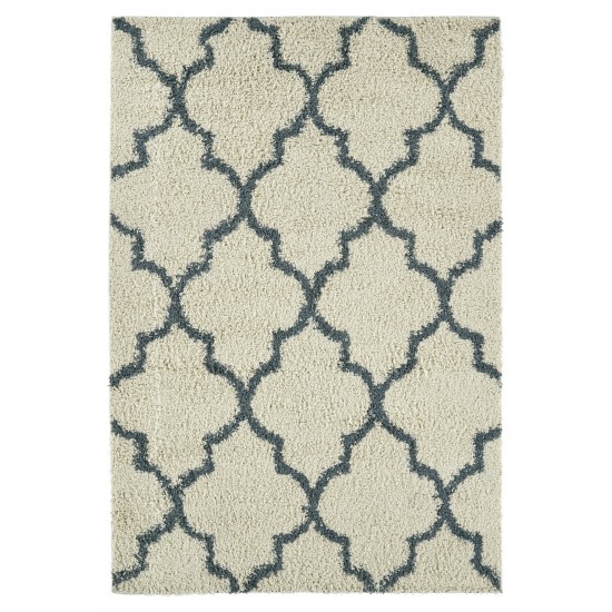 Kaleen Komon Collection KMN07-01 Ivory Area Rug 5' x 7'