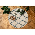 Kaleen Komon Collection KMN07-01 Ivory Area Rug 5' x 7'