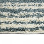 Kaleen Komon Collection Light Denim Throw Rug 2'11" x 4'11"