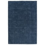 Kaleen Lauderdale Collection Dark Blue Throw Rug 2' x 3'