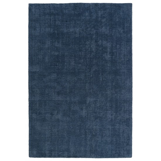 Kaleen Lauderdale Collection Dark Blue Throw Rug 2' x 3'