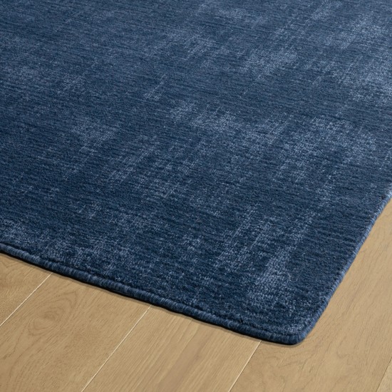 Kaleen Lauderdale Collection Dark Blue Throw Rug 2' x 3'