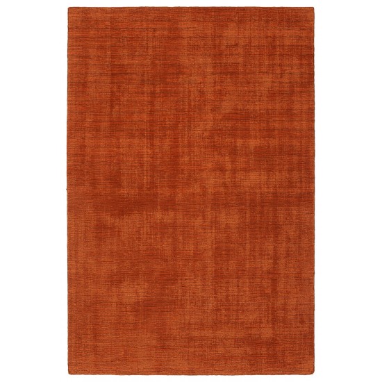 Kaleen Lauderdale Collection Bright Rust Throw Rug 2' x 3'