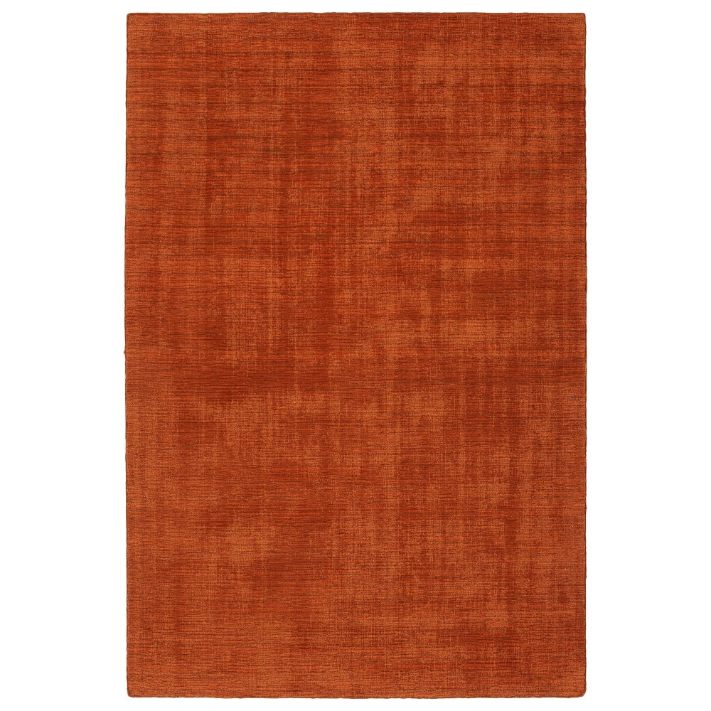 Kaleen Lauderdale Collection Bright Rust Throw Rug 2' x 3'