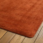 Kaleen Lauderdale Collection Bright Rust Area Rug 5' x 7'6"