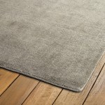 Kaleen Lauderdale Collection Light Graphite Area Rug 3'6" x 5'6"