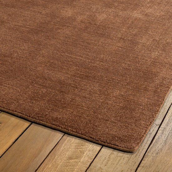 Kaleen Lauderdale Collection Dark Lightbrown Throw Rug 2' x 3'