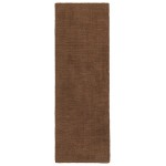 Kaleen Lauderdale Collection Dark Lightbrown Throw Rug 2' x 3'