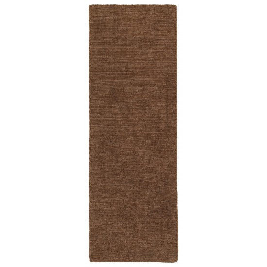 Kaleen Lauderdale Collection Dark Lightbrown Throw Rug 2' x 3'