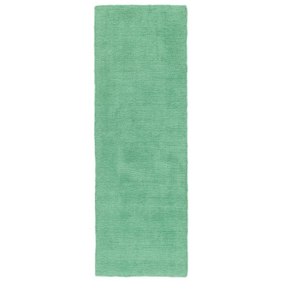 Kaleen Lauderdale Collection Bright Mint Throw Rug 2' x 3'