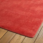 Kaleen Lauderdale Collection Bright Pink Throw Rug 2' x 3'