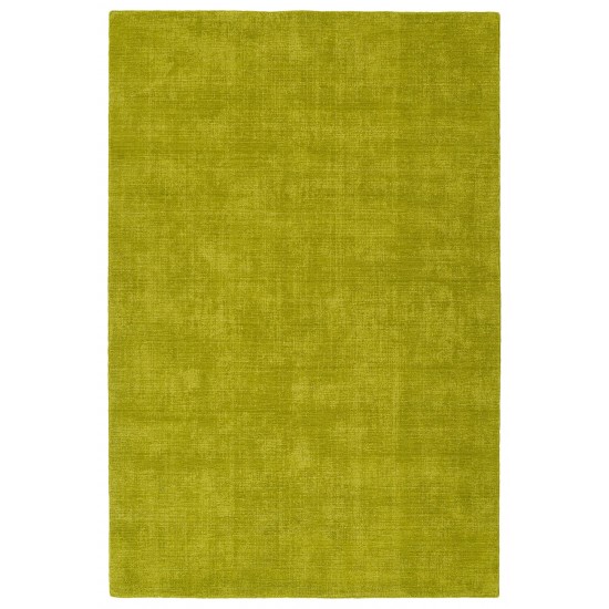 Kaleen Lauderdale Collection Bright Lime Green Throw Rug 2' x 3'