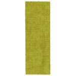 Kaleen Lauderdale Collection Bright Lime Green Area Rug 3'6" x 5'6"