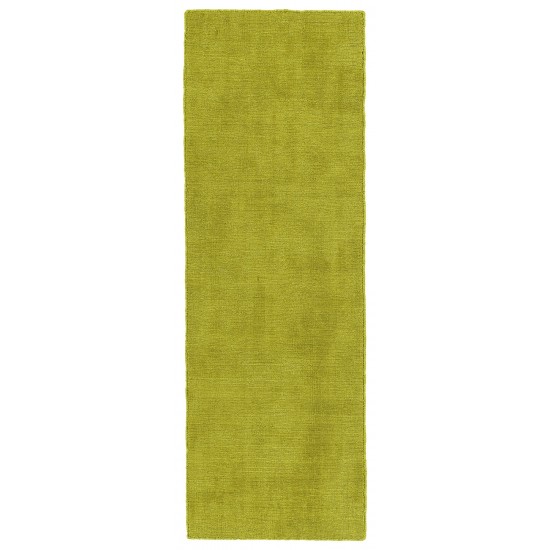 Kaleen Lauderdale Collection Bright Lime Green Area Rug 3'6" x 5'6"