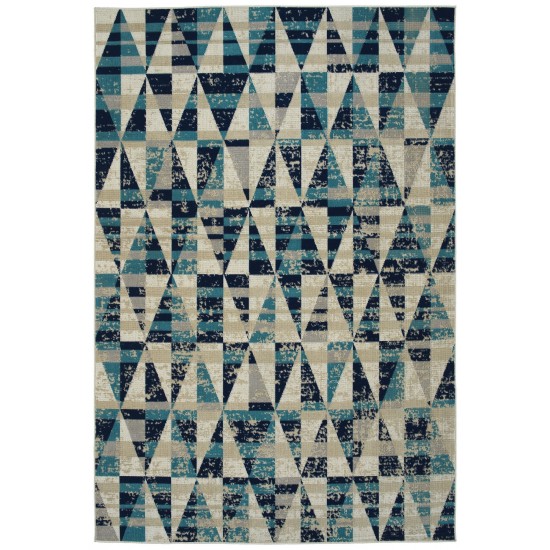 Kaleen Legata Collection Blue Teal Runner 2'2" x 7'6"