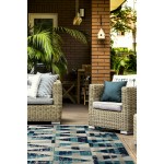 Kaleen Legata Collection Blue Teal Area Rug 7'10" x 10'