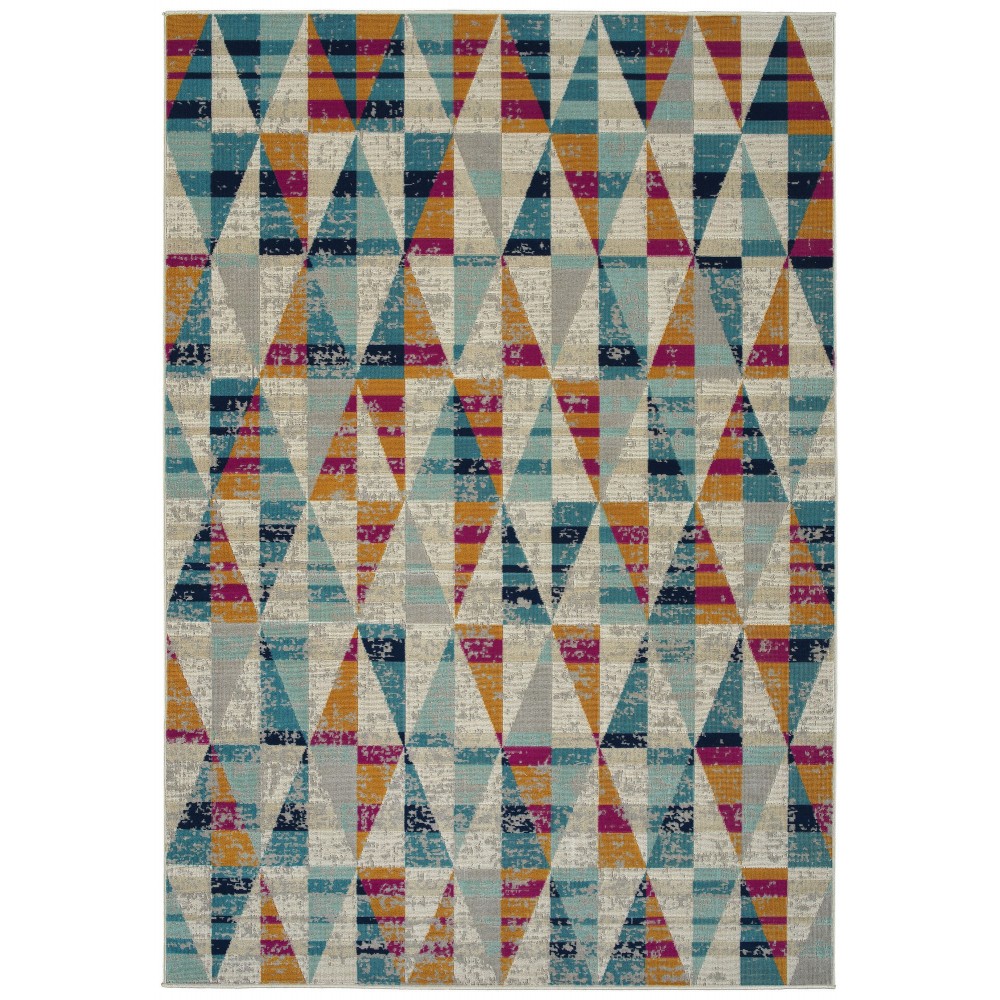 Kaleen Legata Collection Multi LtBlue Runner 2'2" x 7'6"