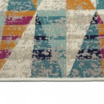 Kaleen Legata Collection Multi LtBlue Area Rug 4'1" x 5'7"