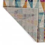 Kaleen Legata Collection Multi LtBlue Area Rug 4'1" x 5'7"