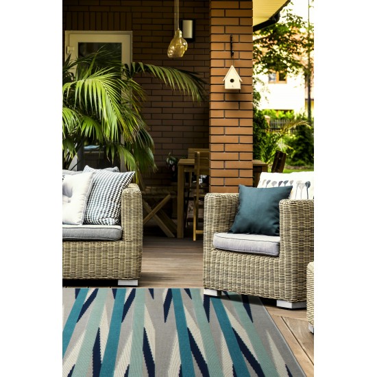 Kaleen Legata Collection Blue Gray Runner 2'2" x 7'6"