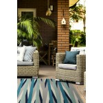 Kaleen Legata Collection Blue Gray Area Rug 4'1" x 5'7"