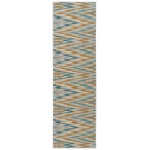 Kaleen Legata Collection Gold Teal Area Rug 9' x 12'