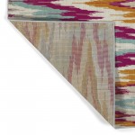 Kaleen Legata Collection Pink Orange Area Rug 4'1" x 5'7"