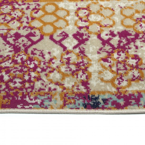 Kaleen Legata Collection LEG04-92 Pink Area Rug 5'3" x 7'3"