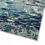 Kaleen Legata Collection Blue LtBlue Area Rug 4'1" x 5'7"