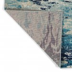 Kaleen Legata Collection Blue LtBlue Area Rug 4'1" x 5'7"