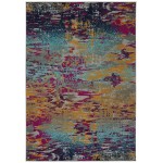 Kaleen Legata Collection Multi Orange Area Rug 4'1" x 5'7"