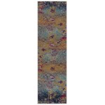 Kaleen Legata Collection Multi Orange Area Rug 4'1" x 5'7"